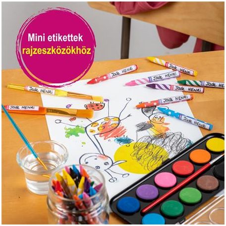 AVERY ZWECKFORM Etikett, tollcímke, 50x10 mm, kézzel írható, AVERY ZWECKFORM, kék-zöld, 30 etikett/csomag