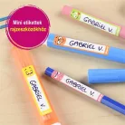 AVERY ZWECKFORM Etikett, tollcímke, 50x10 mm, kézzel írható, AVERY ZWECKFORM, vicces-színes, 30 etikett/csomag