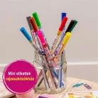 AVERY ZWECKFORM Etikett, tollcímke, 50x10 mm, kézzel írható, AVERY ZWECKFORM, vicces-színes, 30 etikett/csomag