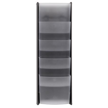 ALBA Katalógustartó, fali, A5, 5 rekeszes, ALBA, ezüst