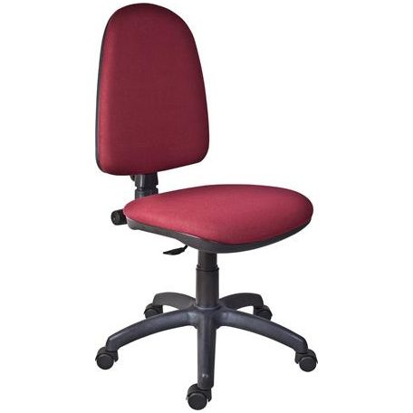 Irodai forgószék, szövetborítás, fekete lábkereszt, Megane, bordó