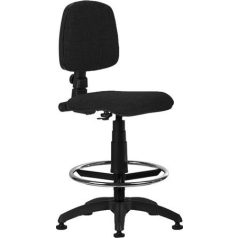   Irodai forgószék, lábtartóval, tappanccsal "Bora", fekete