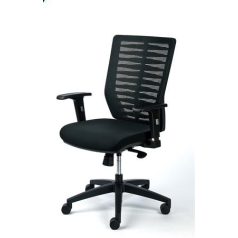   MAYAH Irodai szék, fekete szövetborítás, feszített hálós háttámla, fekete lábkereszt, MAYAH "Superstar"