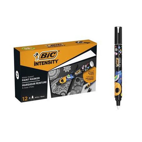 BIC Dekormarker csomag, 1,5 - 2,3 mm, BIC "Paint marker", fehér