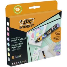   BIC Dekormarker készlet, 1,5 - 2,3 mm, BIC "Paint marker", 8 különböző pasztell szín