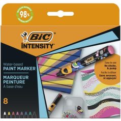   BIC Dekormarker készlet, 1,5 - 2,3 mm, BIC "Paint marker", 8 különböző élénk szín
