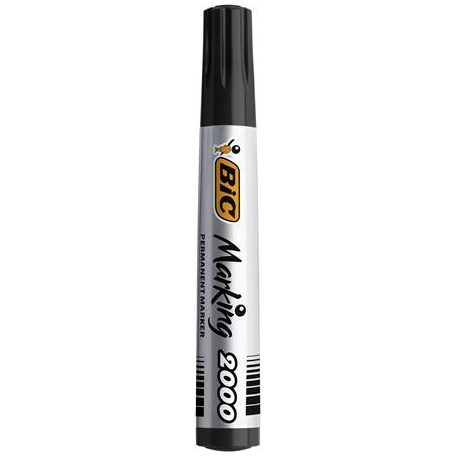 BIC Alkoholos marker, 4,95 mm, kúpos, BIC "ECO 2000" fekete