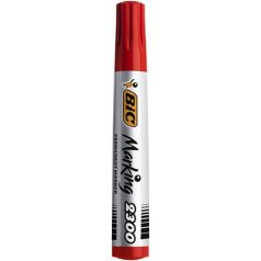  BIC Alkoholos marker, 3,7-5,5 mm, vágott, BIC "ECO 2300" piros