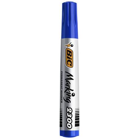 BIC Alkoholos marker, 3,7-5,5 mm, vágott, BIC "ECO 2300" kék