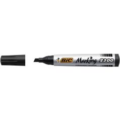   BIC Alkoholos marker, 3,7-5,5 mm, vágott, BIC "ECO 2300" fekete