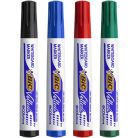 BIC Flipchart- és táblamarker készlet, 1,4 mm, kúpos, BIC" Velleda ecolutions", 4 különböző szín