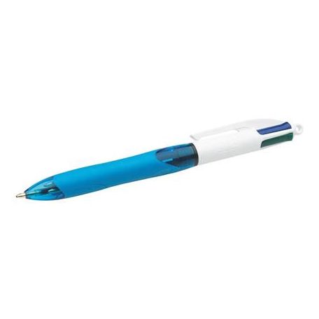 BIC Golyóstoll, 0,32 mm, nyomógombos, négyszínű, BIC "4 Colours Grip Original"