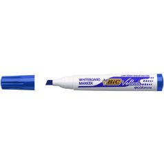   BIC Flipchart- és táblamarker, 1,1-5,6 mm, vágott, BIC "Velleda ecolutions", kék