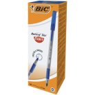 BIC Golyóstoll, 0,28 mm, kupakos, BIC "Round Stic Exact", kék