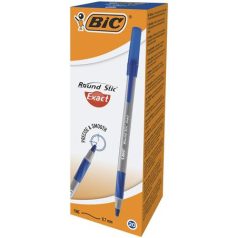   BIC Golyóstoll, 0,28 mm, kupakos, BIC "Round Stic Exact", kék