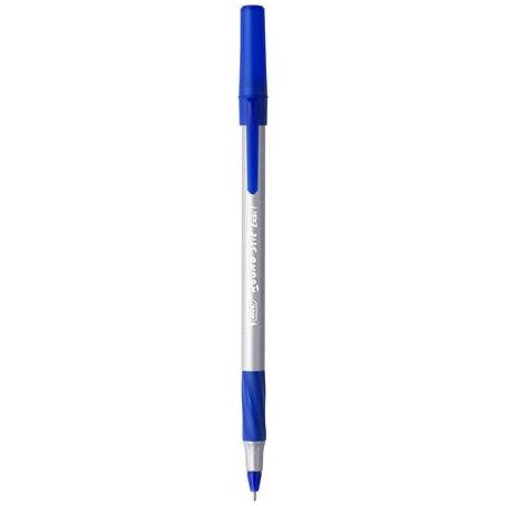 BIC Golyóstoll, 0,28 mm, kupakos, BIC "Round Stic Exact", kék