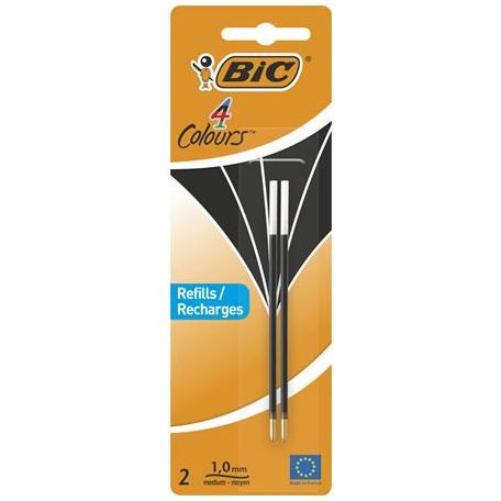 BIC Golyóstollbetét, 0,32 mm, BIC "4 Colours" fekete