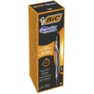 BIC Zseléstoll, 0,3 mm, nyomógombos, BIC "Gel-ocity Quick Dry", fekete