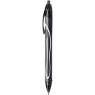 BIC Zseléstoll, 0,3 mm, nyomógombos, BIC "Gel-ocity Quick Dry", fekete