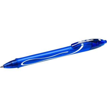 BIC Zseléstoll, 0,3 mm, nyomógombos, BIC "Gel-ocity Quick Dry", kék