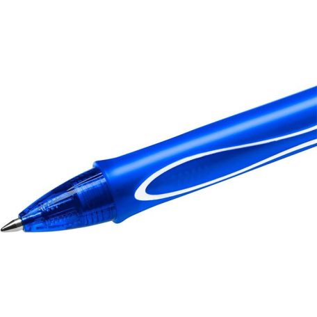 BIC Zseléstoll, 0,3 mm, nyomógombos, BIC "Gel-ocity Quick Dry", kék