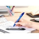 BIC Zseléstoll, 0,3 mm, nyomógombos, BIC "Gel-ocity Quick Dry", kék