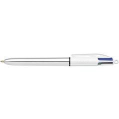   BIC Golyóstoll, 0,32 mm, nyomógombos, négyszínű, BIC "4 Colours Shine"