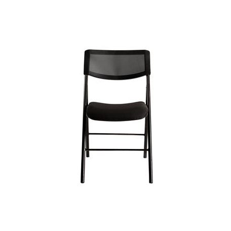 ALBA Összecsukható szék, fém és szövet, ALBA "CPDIVANO N", fekete