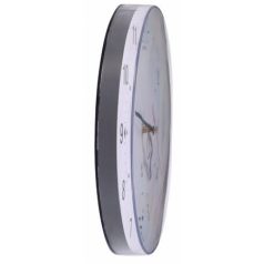   ALBA Falióra, mágneses hátlappal, 25 cm, ALBA "Classic", fekete