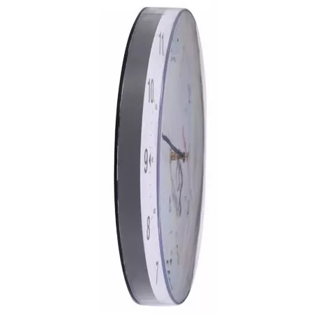 ALBA Falióra, mágneses hátlappal, 25 cm, ALBA "Classic", fekete