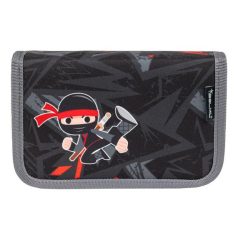   BELMIL Tolltartó, klapnis, cipzáras, BELMIL "Ninja", fekete, nindzsa