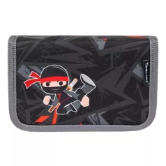   BELMIL Tolltartó, klapnis, cipzáras, BELMIL "Ninja", fekete, nindzsa