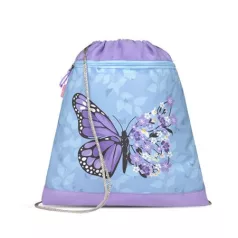   BELMIL Tornazsák, BELMIL "Purple Blue Butterfly", lila, pillangó