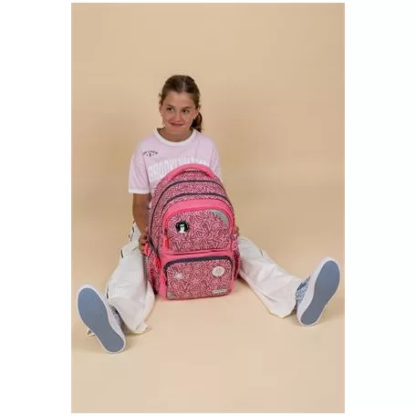 BELMIL Iskolatáska, cipzáras, BELMIL "Maxi Pack Love Stars", csillagok