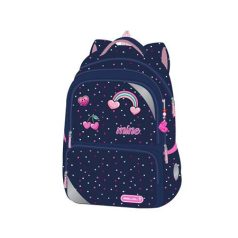   BELMIL Iskolatáska, cipzáras, BELMIL "Maxi Packspecial T-Simple Heart", pöttyös-szivecskés