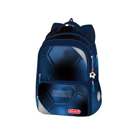 BELMIL Iskolatáska, cipzáras, BELMIL "Maxi Packspecial T-Football Light", foci