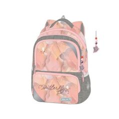   BELMIL Iskolatáska, cipzáras, BELMIL "Maxi Packspecial T-Shinning Butterfly", pillangó