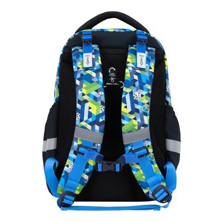 BELMIL Iskolatáska, cipzáras, BELMIL "Leisure Plus Pixel Cube Game", pixel mintás