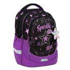 BELMIL Iskolatáska, cipzáras, BELMIL "Leisure Plus Sparkle like a Star", csillagok