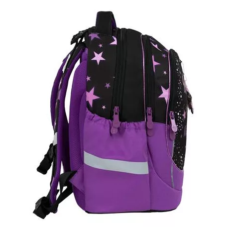 BELMIL Iskolatáska, cipzáras, BELMIL "Leisure Plus Sparkle like a Star", csillagok