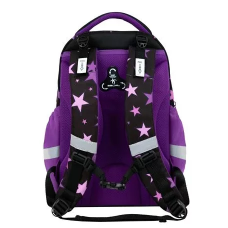 BELMIL Iskolatáska, cipzáras, BELMIL "Leisure Plus Sparkle like a Star", csillagok