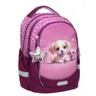 BELMIL Iskolatáska, cipzáras, BELMIL "Leisure Plus Puppy Love", kutyusok