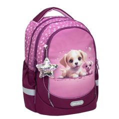   BELMIL Iskolatáska, cipzáras, BELMIL "Leisure Plus Puppy Love", kutyusok