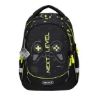 BELMIL Iskolatáska, cipzáras, BELMIL "Leisure Plus Neon Play", neon kontroller