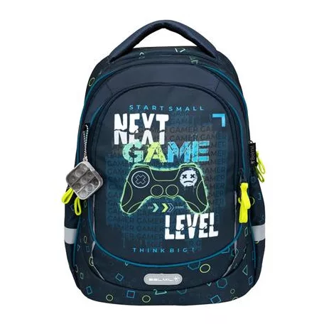 BELMIL Iskolatáska, cipzáras, BELMIL "Leisure Plus Play Master", kontroller