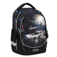   BELMIL Iskolatáska, cipzáras, BELMIL "Leisure Plus Midnight Turbo", versenyautó