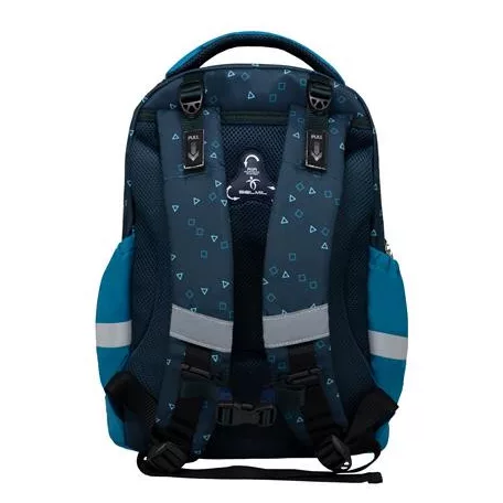 BELMIL Iskolatáska, cipzáras, BELMIL "Leisure Plus Next Level", kontroller