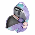 BELMIL Iskolatáska, cipzáras, laptoptartóval, BELMIL "Companion Serenity", lila, pillangó