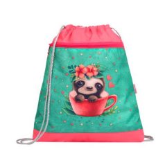   BELMIL Tornazsák, BELMIL "Cute sloth", zöld-rózsaszín, lajhár