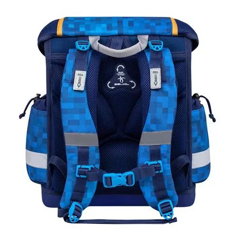 BELMIL Iskolatáska, fémcsat, BELMIL "Classy Bulldozer", munkagép